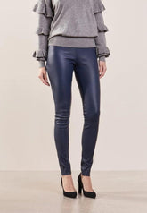 CHERRY LEATHER PANTS