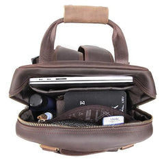 The Gaetano Large Leather Backpack