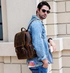 The Freja Backpack Handcrafted Leather Backpack