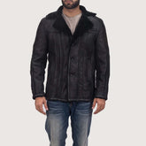 Furcliff Double Face Shearling Leather Coat