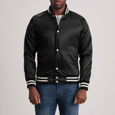 Xander Black Varsity Jacket