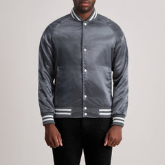 Xander Grey Varsity Jacket