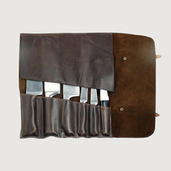 Leather Knife Roll for Chef
