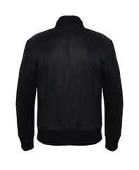 Timeless Midnight Leather Blazer