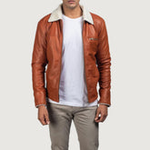 Dan Frost Tan Shearling Jacket