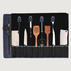 Personalized Leather Knife Roll