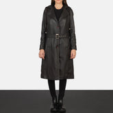 Fixon Hooded Brown Trench Coat