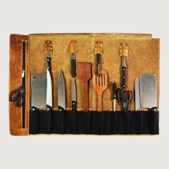 Vicenza Leather Knife Roll
