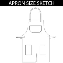 The Nottinghamshire Blue Canvas Woodwork Apron