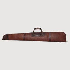 Double-Wrapped Leather Shotgun Case