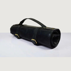 Small Handcrafted Leather Knife Roll