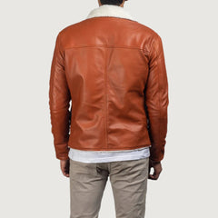 Dan Frost Tan Shearling Jacket