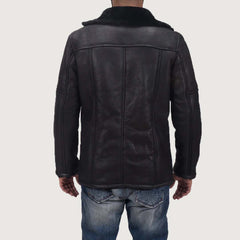 Furcliff Double Face Shearling Leather Coat