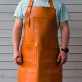 Light Brown Leather Apron