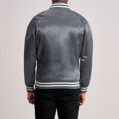 Xander Grey Varsity Jacket