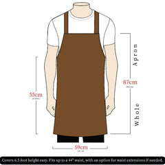 The Wiltshire Waxed Canvas handmade Apron