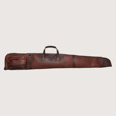 Double-Wrapped Leather Shotgun Case