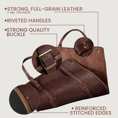 Leather Firewood Carrier