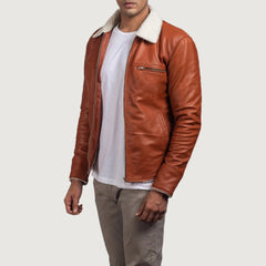Dan Frost Tan Shearling Jacket