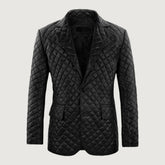Bocelli Quilted Leather Blazer