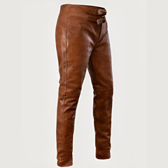 Cognac Jim Morrison Leather Pant