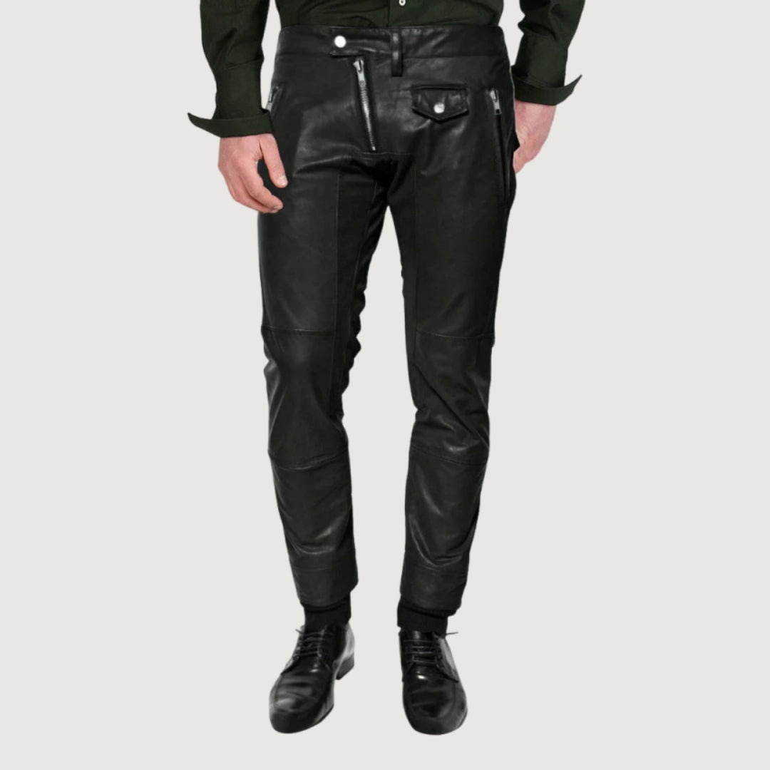 Men's Real Lambskin Leather Stylish Pant