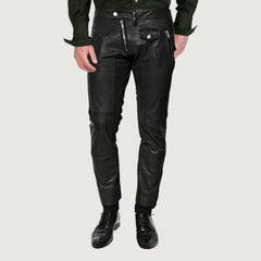 Men's Real Lambskin Leather Stylish Pant