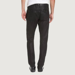 Classic Men's Real Lambskin Leather Pant