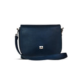Blue Ember Leather Handbag