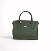 Sienna Luxe Green Leather Handbag