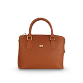 Sienna Luxe Brown Leather Handbag