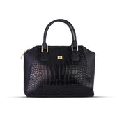 Mystique Black Leather Handbag