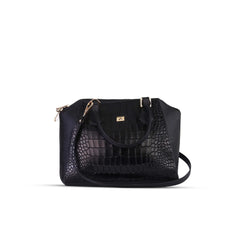 Mystique Black Leather Handbag