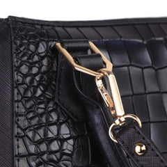 Mystique Black Leather Handbag