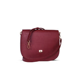 Maroon Ember Leather Handbag
