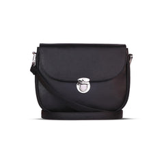 Black Ember Leather Handbag
