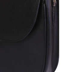 Black Ember Leather Handbag