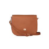 Tan Brown Ember Leather Handbag