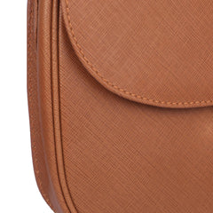 Tan Brown Ember Leather Handbag