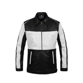 Nova Rev’it Vintage Black-white Leather Jacket