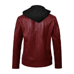 Rodeo Hooded Leather Jacket