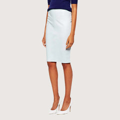 Genuine Grace Knee-Length Leather Skirt