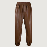 Comfy Leather Jogging Pants