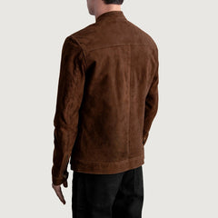 Zen Brown Suede Biker Jacket