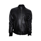 Timeless Midnight Leather Blazer
