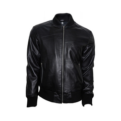 Timeless Midnight Leather Blazer