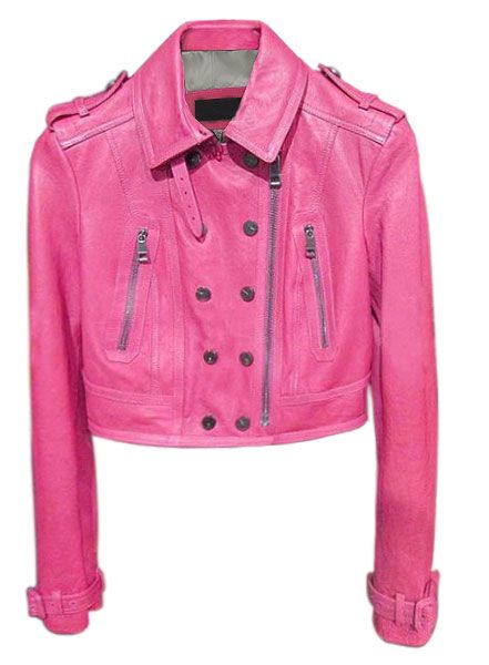 Express pink leather jacket best sale