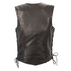 Lightweight Side Lace Four Snap Vest
