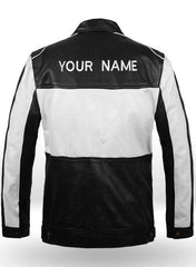 Nova Rev’it Vintage Black-white Leather Jacket