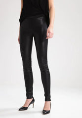 WOMEN STRETCH LEATHER PANTS